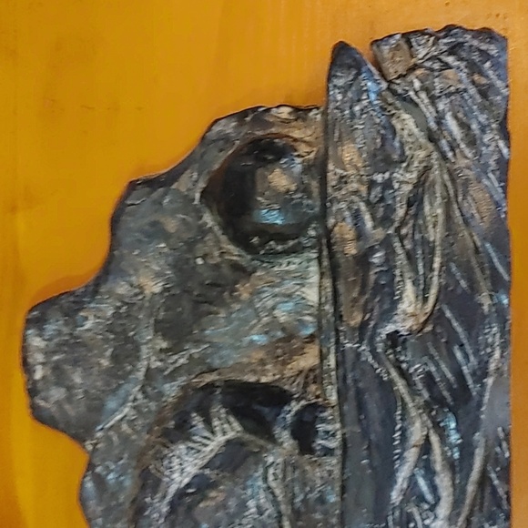 Al Wolf Soapstone Plaque - Picture 2 of 7